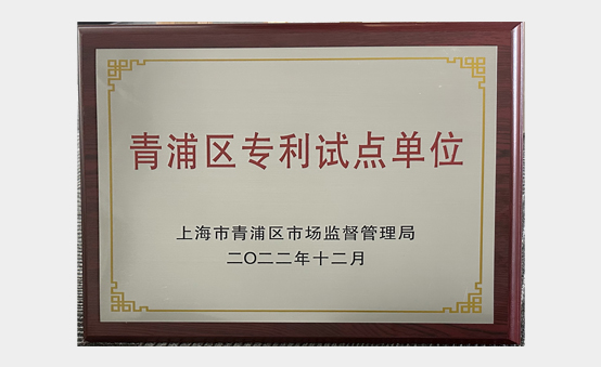 青浦区专利工作试点示范单位